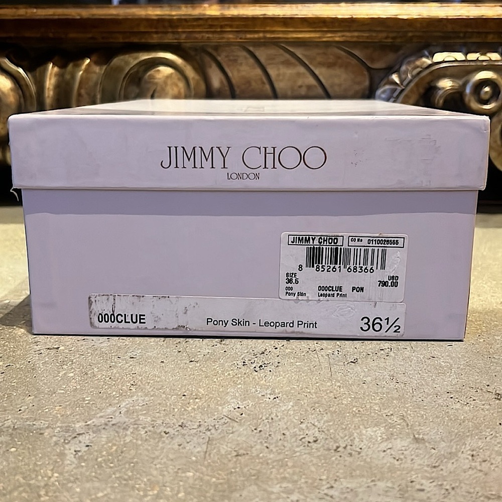 Jimmy Choo Peep Toe Sling Back Heels Size 36.5 - Picture 10 of 10